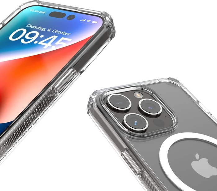 Hama Handyhülle MagCase Extreme Protect für Apple iPhone 15 Pro transparent