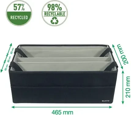 Leitz Leitz 14" Desk Sharing Tasche, samtgrau