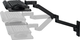 Ergotron LX Pro Tastatur Arm, Wandhalterung schwarz