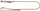 Trixie BE NORDIC Leine, S-M, 1m, Sand/Schwarz (17204)
