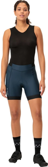 Vaude Posta Tights Shorty Fahrradhose kurz dark sea (Damen)