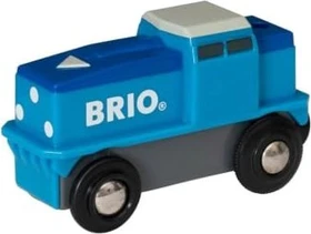 BRIO Blaue Frachtlok mit Batterie