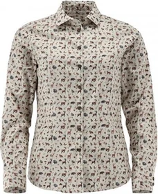 OS Trachten Waldtiere Hemd langarm beige (Damen)