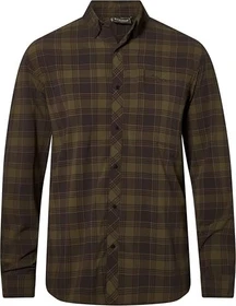 Pinewood Abisko Trekking InsectSafe Hemd langarm dark olive/dark sandstone (Herren)