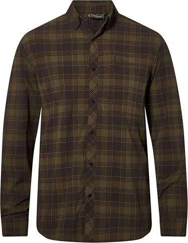 Pinewood Abisko Trekking InsectSafe Hemd langarm dark olive/dark sandstone (Herren)