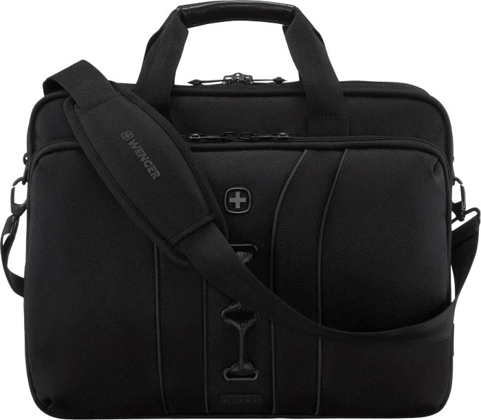 Wenger Legacy Black Series 16" Laptop-Aktentasche, schwarz