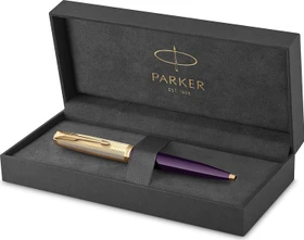 Parker 51 Kugelschreiber plum resin/gold, Geschenkbox