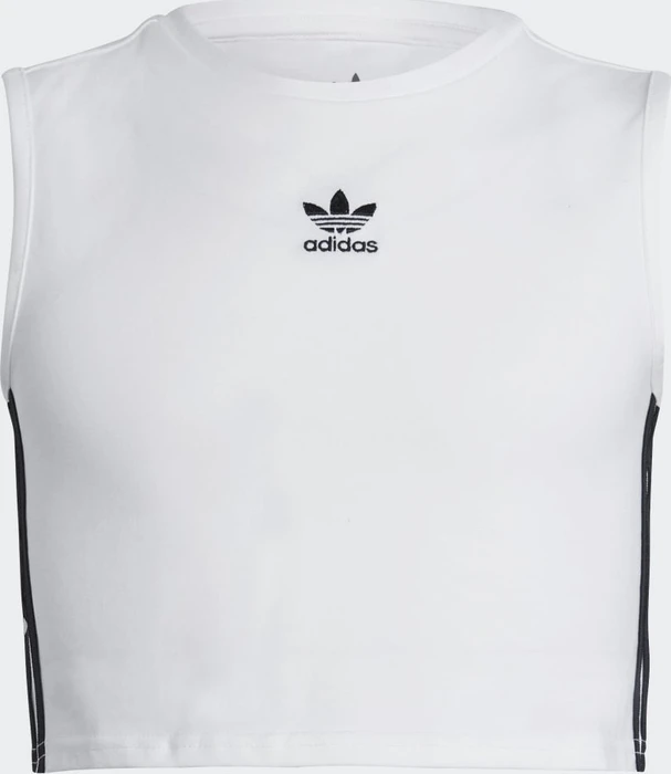 adidas Adicolor Crop Shirt ärmellos weiß (Junior)