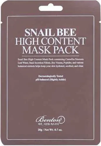 Benton Snail Bee High Content Tuchmaske, 20g