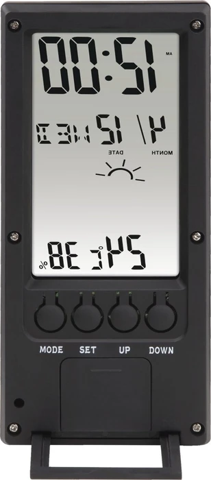 Hama TH-140 Hygrometer-Temperaturstation schwarz, digital