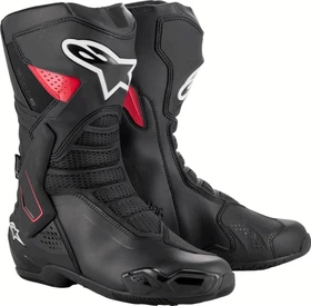 Alpinestars SMX-6 V3 Drystar Motorradstiefel schwarz/rot
