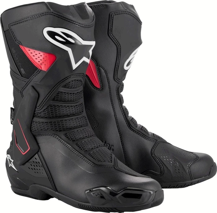 Alpinestars SMX-6 V3 Drystar Motorradstiefel schwarz/rot