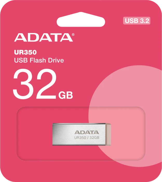 ADATA UR350 USB-A 32GB silber/braun, USB-A, USB 3.2 Gen 1×1