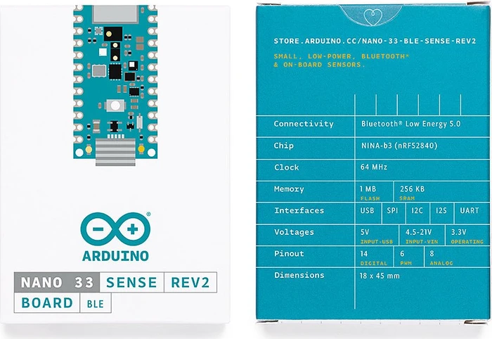 Arduino Nano 33BLE Sense Rev2 ohne Header