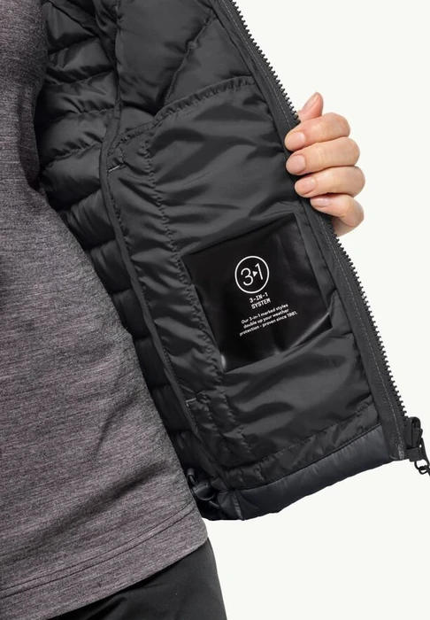 Jack Wolfskin Tundra Down Funktionsjacke schwarz (Damen)