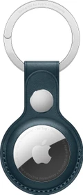 Apple AirTag Schlüsselanhänger aus Leder baltischblau