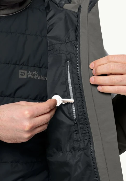 Jack Wolfskin Glaabach 3in1 Funktionsjacke moonwalk (Herren)
