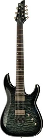 Schecter Hellraiser Hybrid C-7 Trans Black Burst