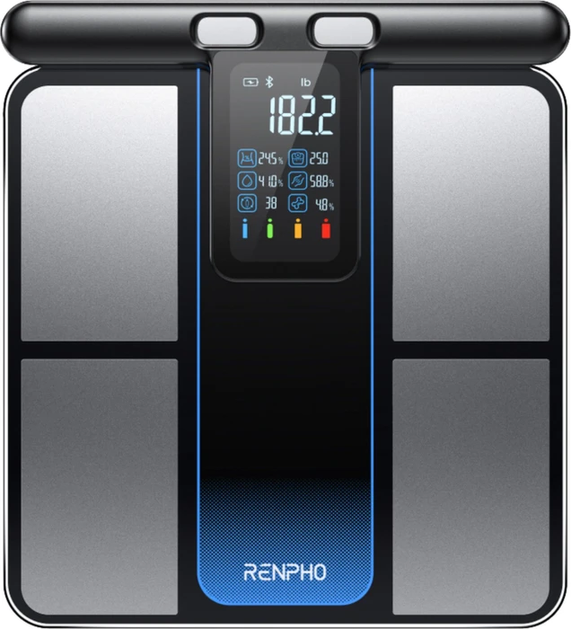 Renpho MorphoScan Smart Body Scale digitale Körperanalysewaage schwarz