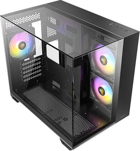 Antec CX600M Trio ARGB, schwarz, Glasfenster
