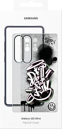 Samsung Flipsuit Case für Galaxy S25 Ultra schwarz