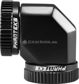 Phanteks Glacier Verbinder für Rohre 90° 16mm schwarz (PH-A90_BK_16)