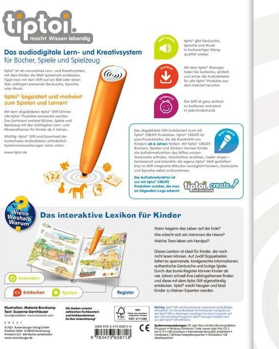 Ravensburger tiptoi Buch: Wieso? Weshalb? Warum?: Lexikon