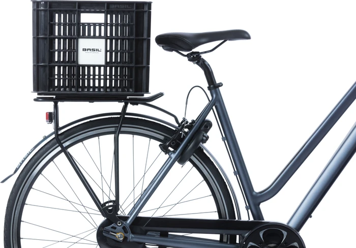 Basil Crate L Fahrradkorb schwarz