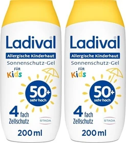 Ladival Kinder allergische Haut Sonnenschutz Gel LSF50+, 200ml