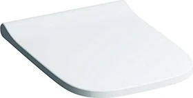 Geberit Smyle Square WC-Sitz schmales Design, Absenkautomatik, weiß/glänzend