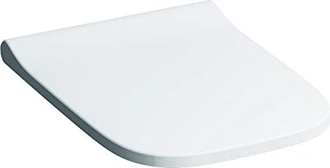 Geberit Smyle Square WC-Sitz schmales Design, Absenkautomatik, weiß/glänzend