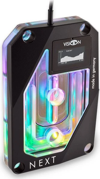 Aqua Computer cuplex kryos NEXT mit VISION sTRX4 Full Cover, Acryl/Nickel