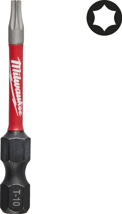 Milwaukee Shockwave Torx Bit 1/4", T10x50mm, 1 Stück