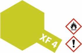 Tamiya Acrylic Paint XF-4 yellow green, 10ml