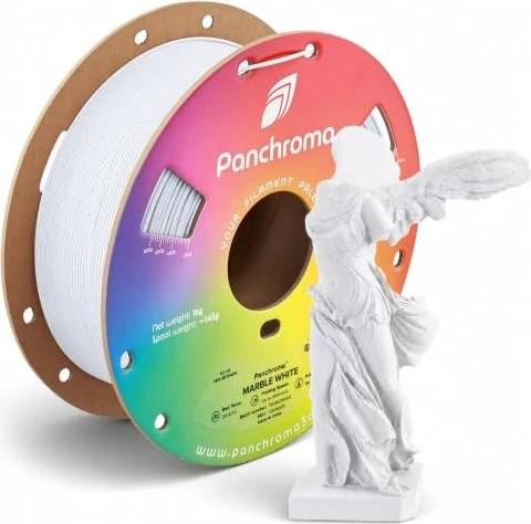 Polymaker Panchroma PLA, Marmor Weiß, Spule, 1.75mm, 1.00kg