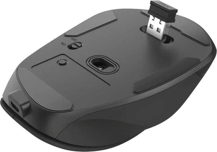 Trust Fyda Rechargeable Wireless Comfort Mouse schwarz, USB