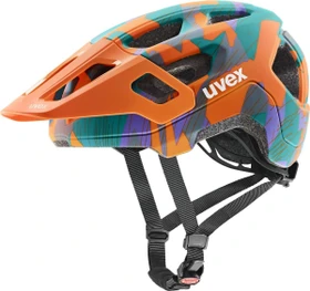 UVEX React Kinderhelm papaya camo
