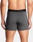 Under Armour Performance Cotton Boxerjock 3er Boxer Briefs castlerock full heather/red (Herren) Vorschaubild