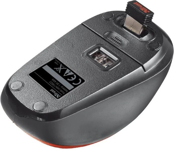 Trust Yvi Wireless Mouse rot, USB