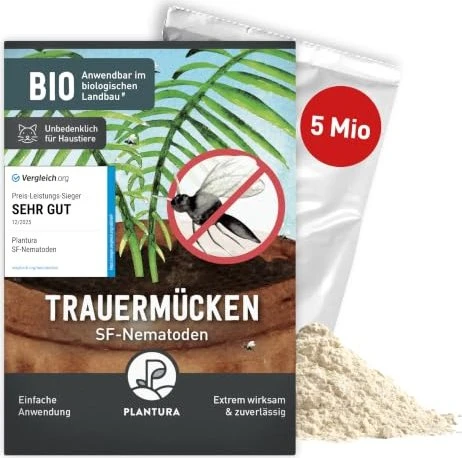 Plantura SF-Nematoden gegen Trauermücken zum Gießen 5 Mio.