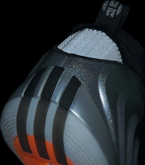 adidas Harden Volume 10 silver metallic/core black/lucid orange