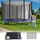 Terena Trampolin 305cm Sicherheitsnetz schwarz (7735)