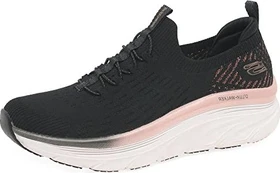 Skechers Relaxed Fit D'Lux Walker - Let it Glow schwarz/rose gold (Damen)