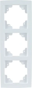 uniTEC IMOLA Serie 305 Abdeckrahmen 3-fach, ultraweiß