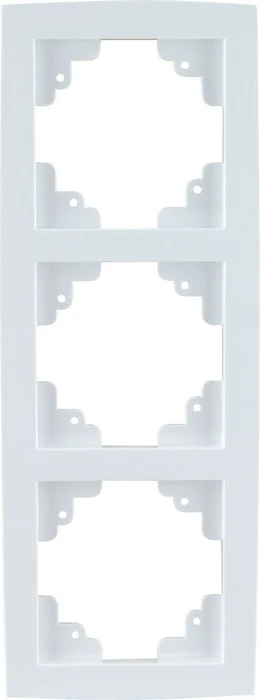 uniTEC IMOLA Serie 305 Abdeckrahmen 3-fach, ultraweiß