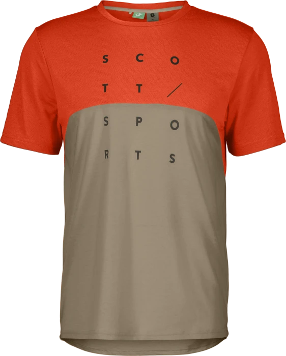 Scott Trail Flow DRI Trikot kurzarm mars red/toast beige (Herren)
