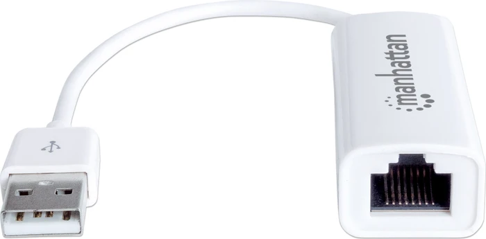 Manhattan LAN-Adapter, RJ-45, USB-A 2.0 [Stecker]