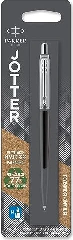 Parker Jotter Kugelschreiber bond street black/silber, Blister