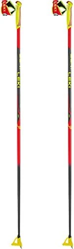 Leki HRC Langlauf Skistock bright red/black/neon yellow (Junior) (Modell 2022/2023)