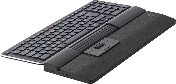 Contour Design SliderMouse Pro Wireless Slim Wrist, Stoff dunkelgrau, USB/Bluetooth